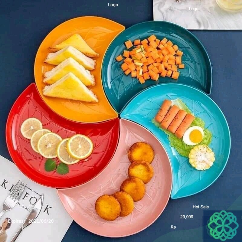Set 5 Đĩa mặt trăng size Lớn hoạ tiết đẹp