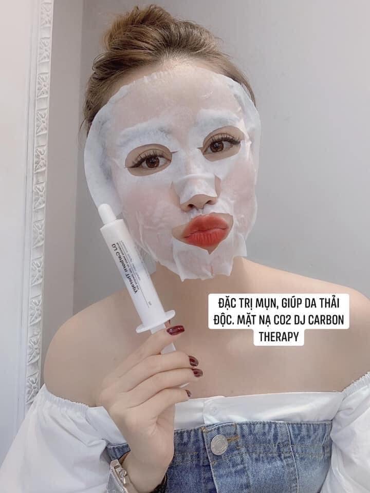 Hộp nạ thải độc CO2 DJ Carbon Therapy (hộp 5 ống và 5 miếng nạ)
