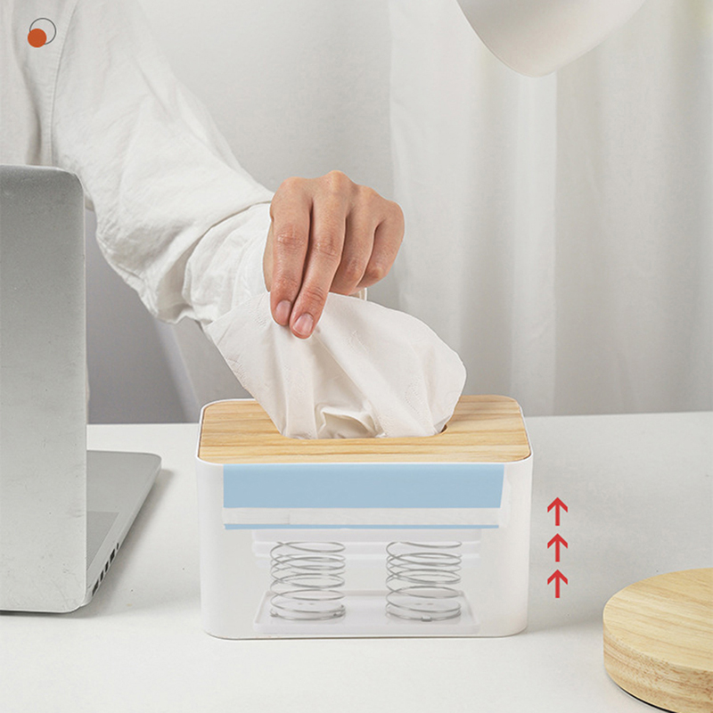 Nofui Creative Spring Tissue Box Presents Spring Support Tissue Spring Bracket Holder
