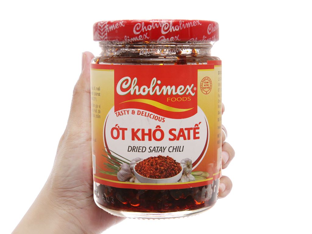 Gia vị Ớt khô sa tế Cholimex hũ 100g 14291