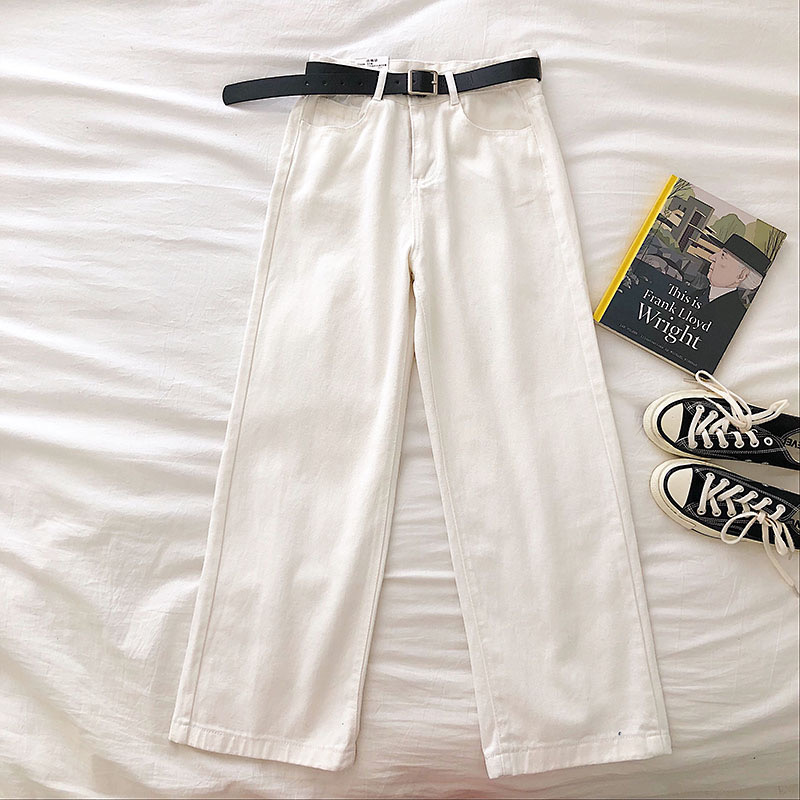 Quần JEAN TRƠN Ống Rộng Ullzang 240