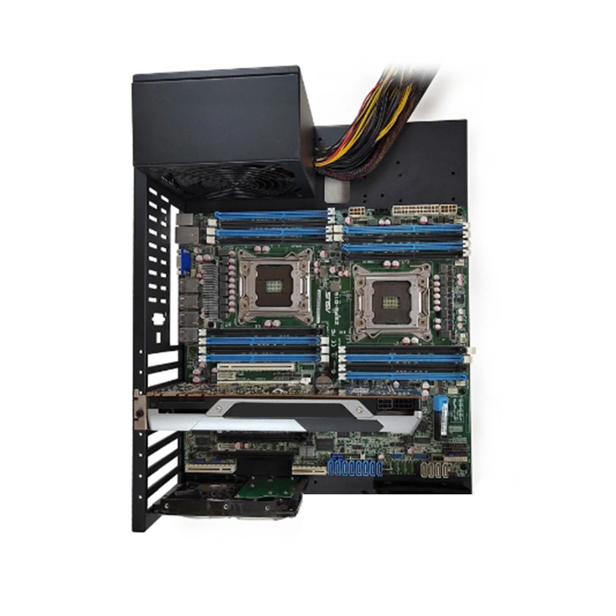 Open Computer Chassis Dual-Way Server E-ATX/ATX Motherboard Bracket Test Rack Open Cooling Rack