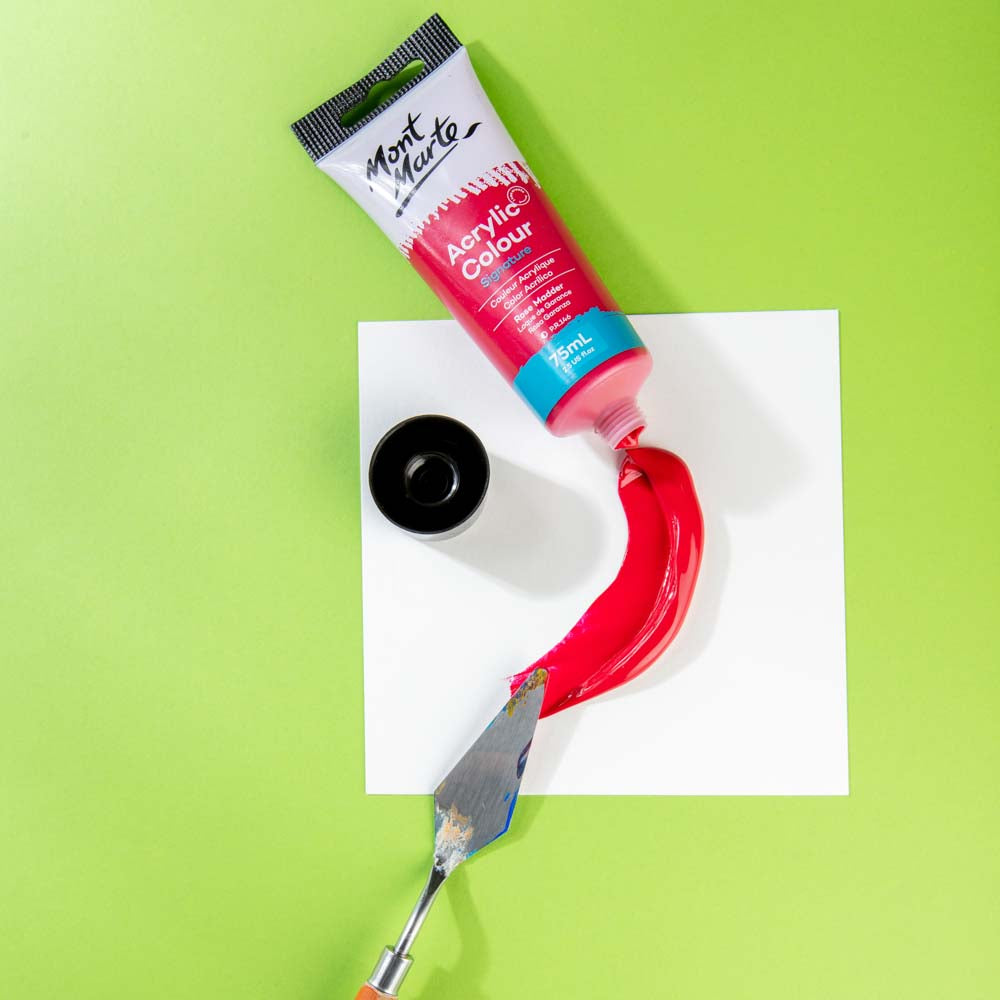 Mont Marte Acrylic Color Paint 75ml-Rose Madder.