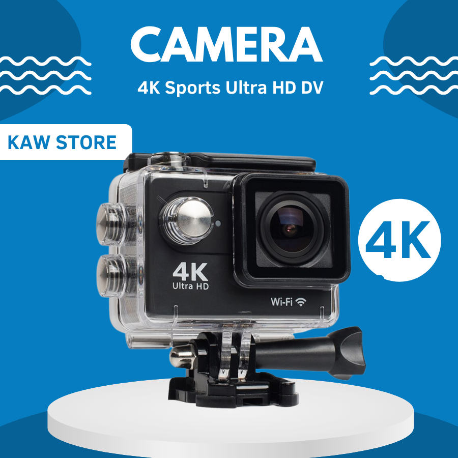 Camera Hành Trình Chống Nước Chống Rung 4K Sports Ultra HD DV - Camera Hành Trình Gắn Mũ Bảo Hiểm...