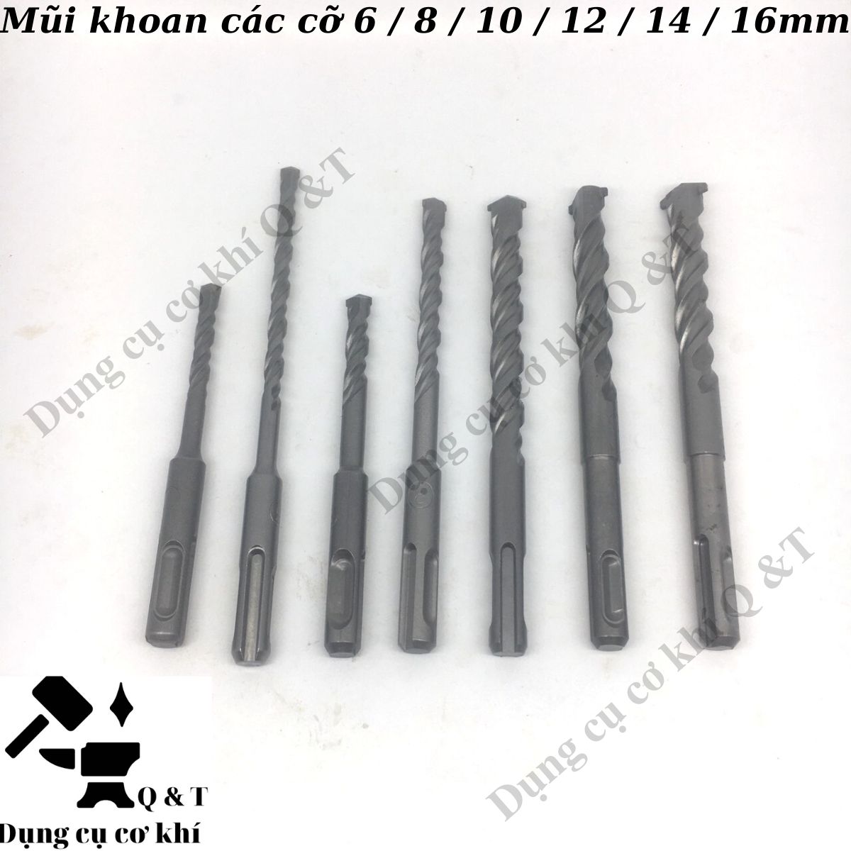 Mũi khoan bê tông soyi giá rẻ các số (6,8,10,12,14,16mm)