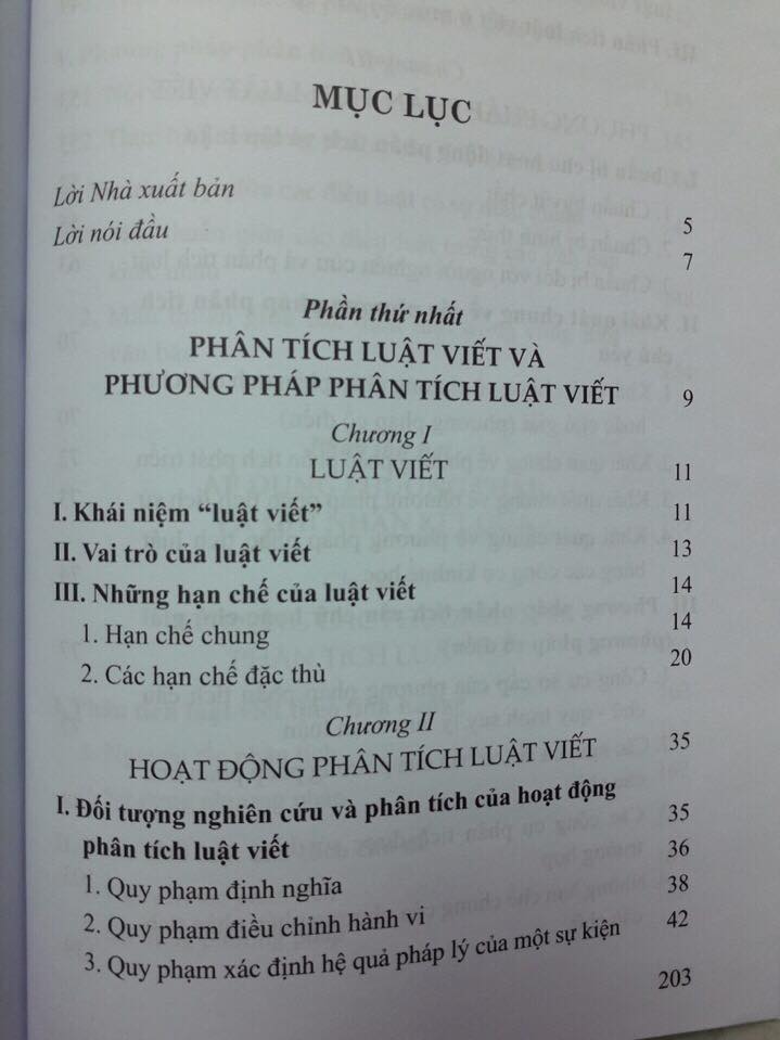 Phương Pháp Phân Tích Luật Viết (Xuất Bản Lần Thứ Ba, Có Sửa Chữa, Bổ Sung)