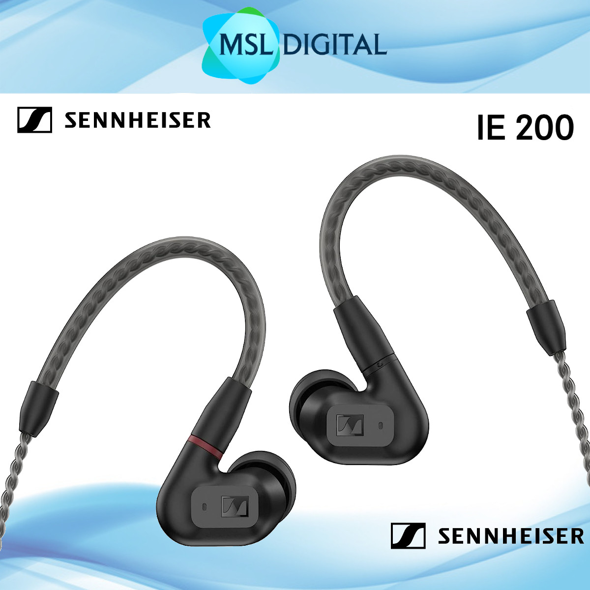 Sennheiser IE 200 In-Ear Audiophile Headphones TrueResponse