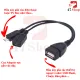 （XIAOu) Cáp Chuyển Đổi Micro USB Sang USB 2.0 OTG Cho Watch Onn - Amazon Fire Tv - Điện Thoại Tablet Pc. 