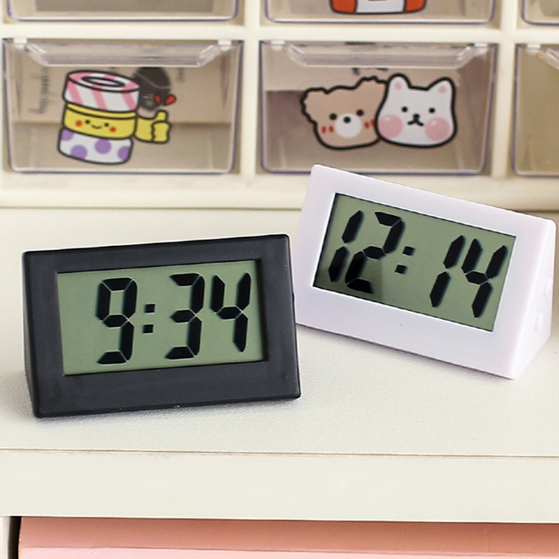 Mini LED Clock Electronic Digital Screen Desktop Clock Portable ...