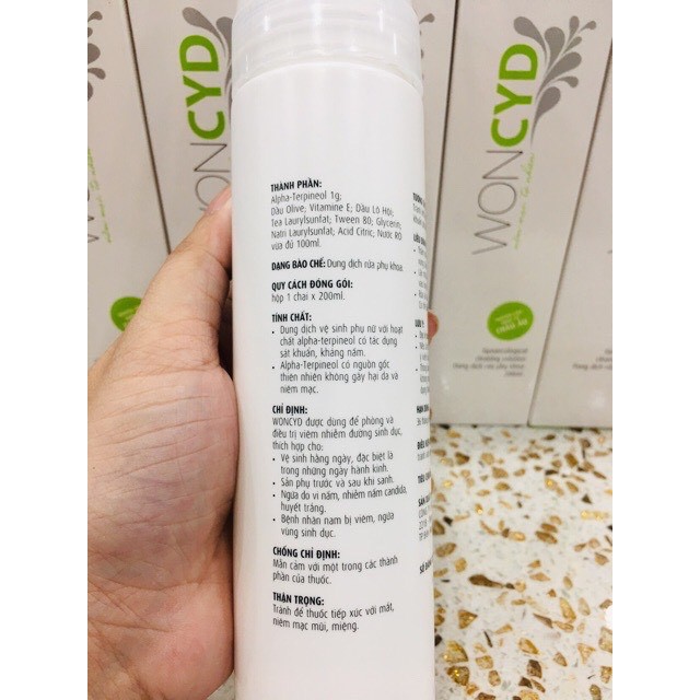DUNG DỊCH VỆ SINH WONCYD