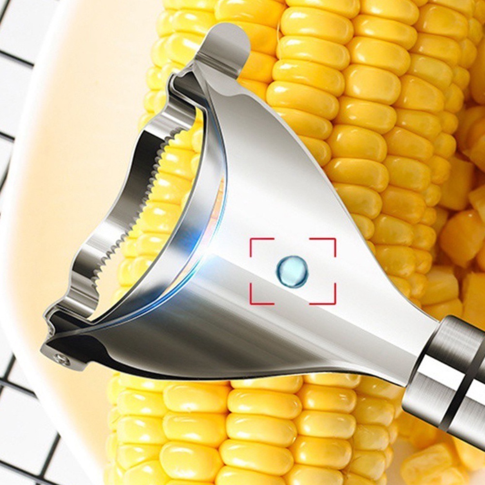 Stainless Steel Corn Cutter Peeler Stripper Corn Thresher Tool Slicer Corn StripperHome