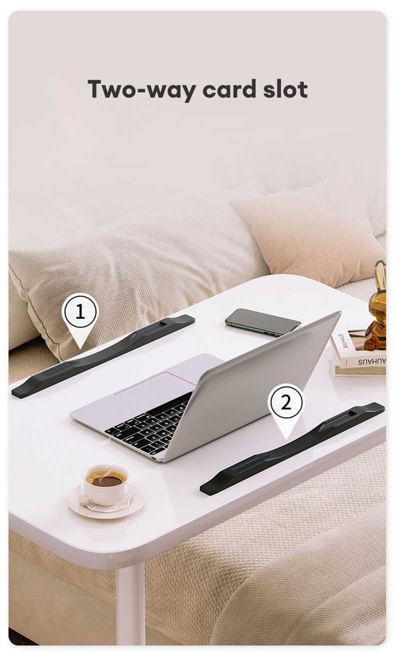 JJT [Miễn Phí Vận Chuyển]Bàn Cạnh Giường ngủ, di chuyển đi-đứng bàn, giường xếp lại được, Bàn Máy Tính, lười biếng nhà phòng ngủ, cạnh giường ngủ viết cho sinh viên bàn