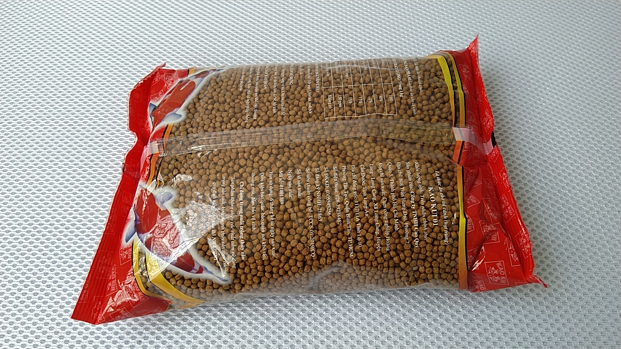Thức ăn cá cảnh Kaokui, bịch 100gr và 500gr.
