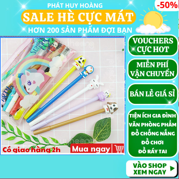 Combo 10 cây bút bi tím cute kèm bao đựng bút lưới giá rẻ ,bút cute ,bút bi ,bút bi cao cấp ,bút mực ,bút bi cute , đồ dùng học tập, Phát Huy Hoàng