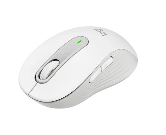 Chuột Không dây Bluetooth + Wireless Logitech Signature M650L (Size L) Màu Trắng Chính Hãng