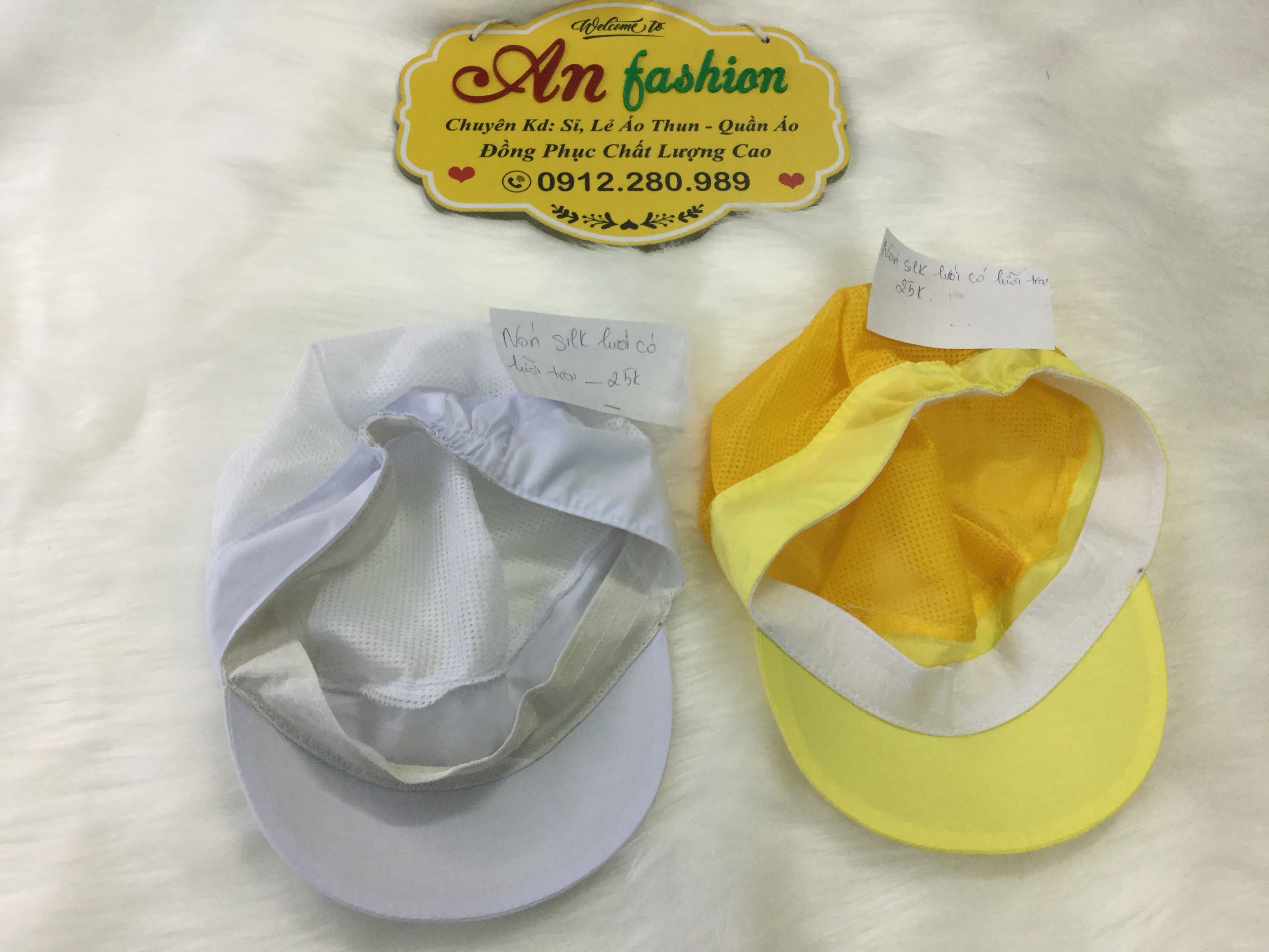 NÓN KẾT VẢI SILK PHỐI LƯỚI MỊN MÁT _ HÌNH CHỤP THẬT