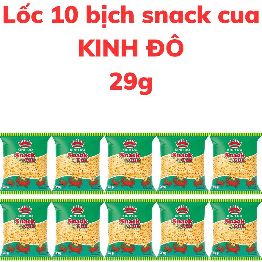 Bánh snack cua kinh đô vị cua bịch 29g