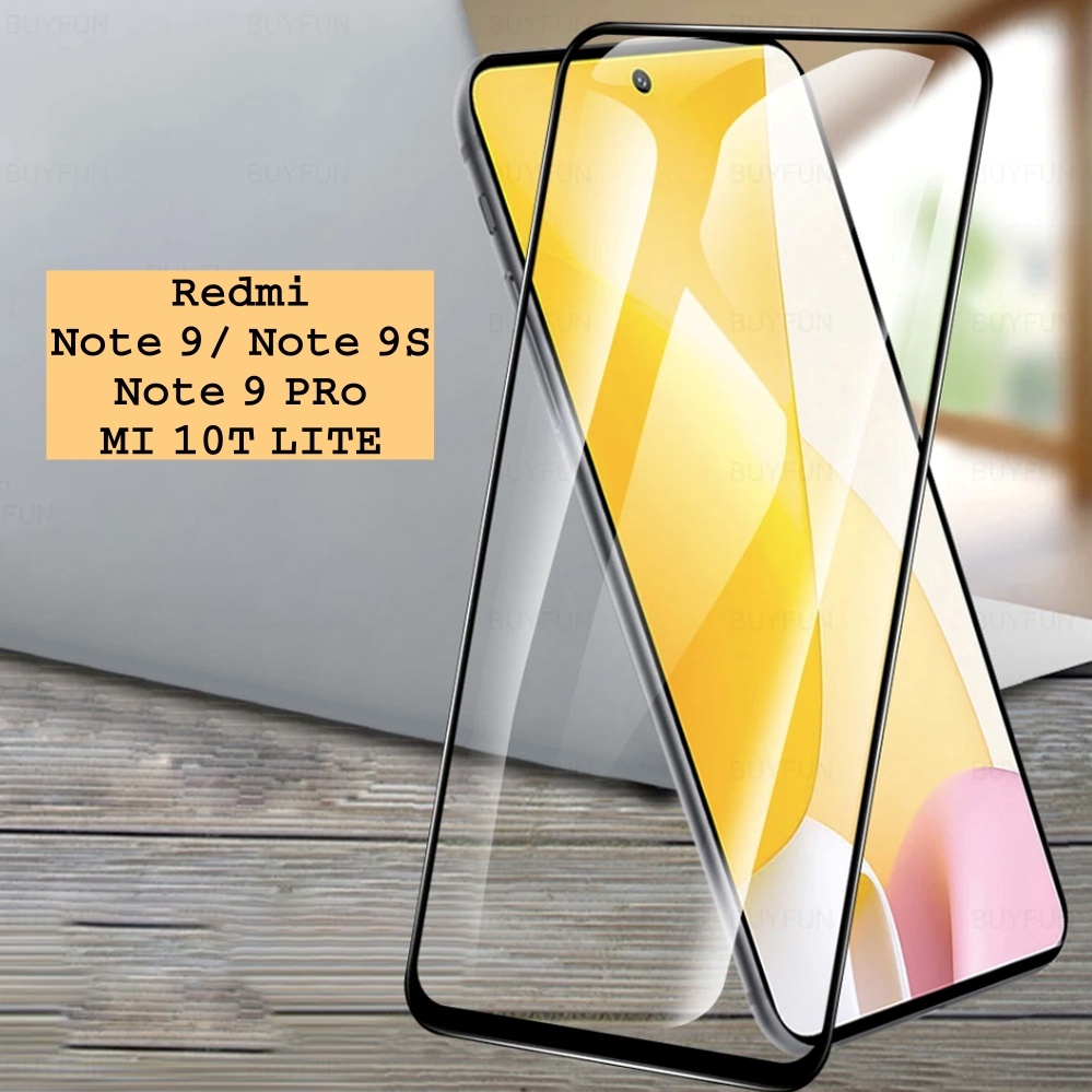 Miếng dán xiaomi redmi note 9/ note 9s/ note 9s / note 9 pro 5g/ 10t lite cường lực full màn hình cao cấp