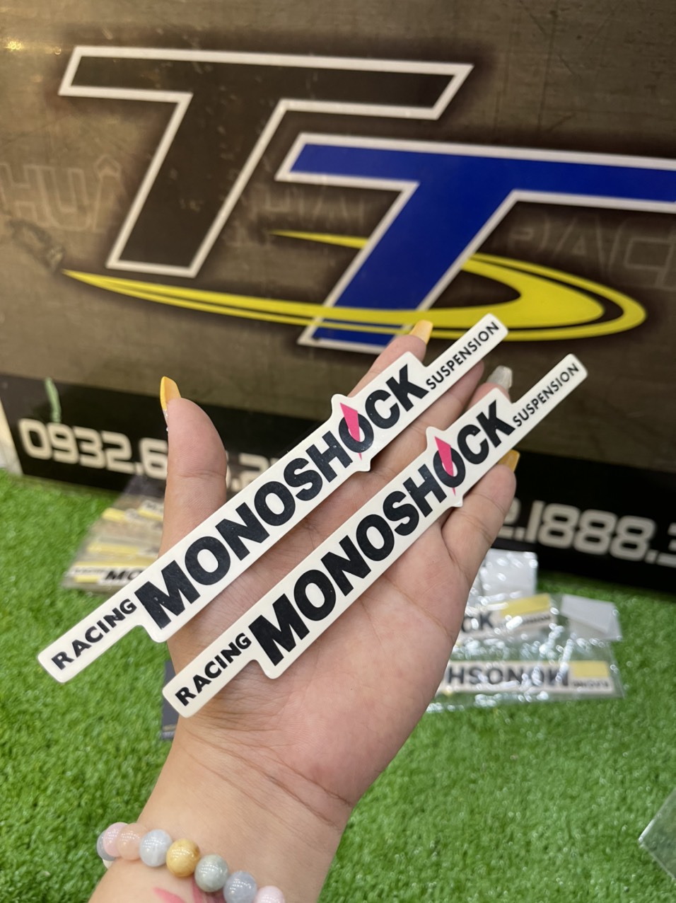 Tem gấp monoshosk xanh ( bộ 2 miếng )