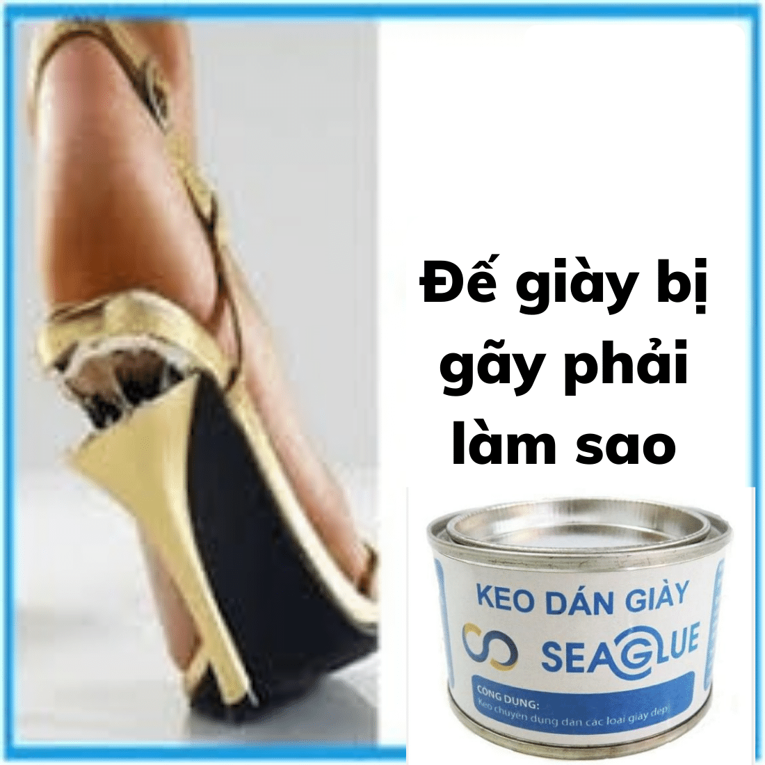 (Hàng chính hãng) Keo Dán Giày Seaglue 100Gr