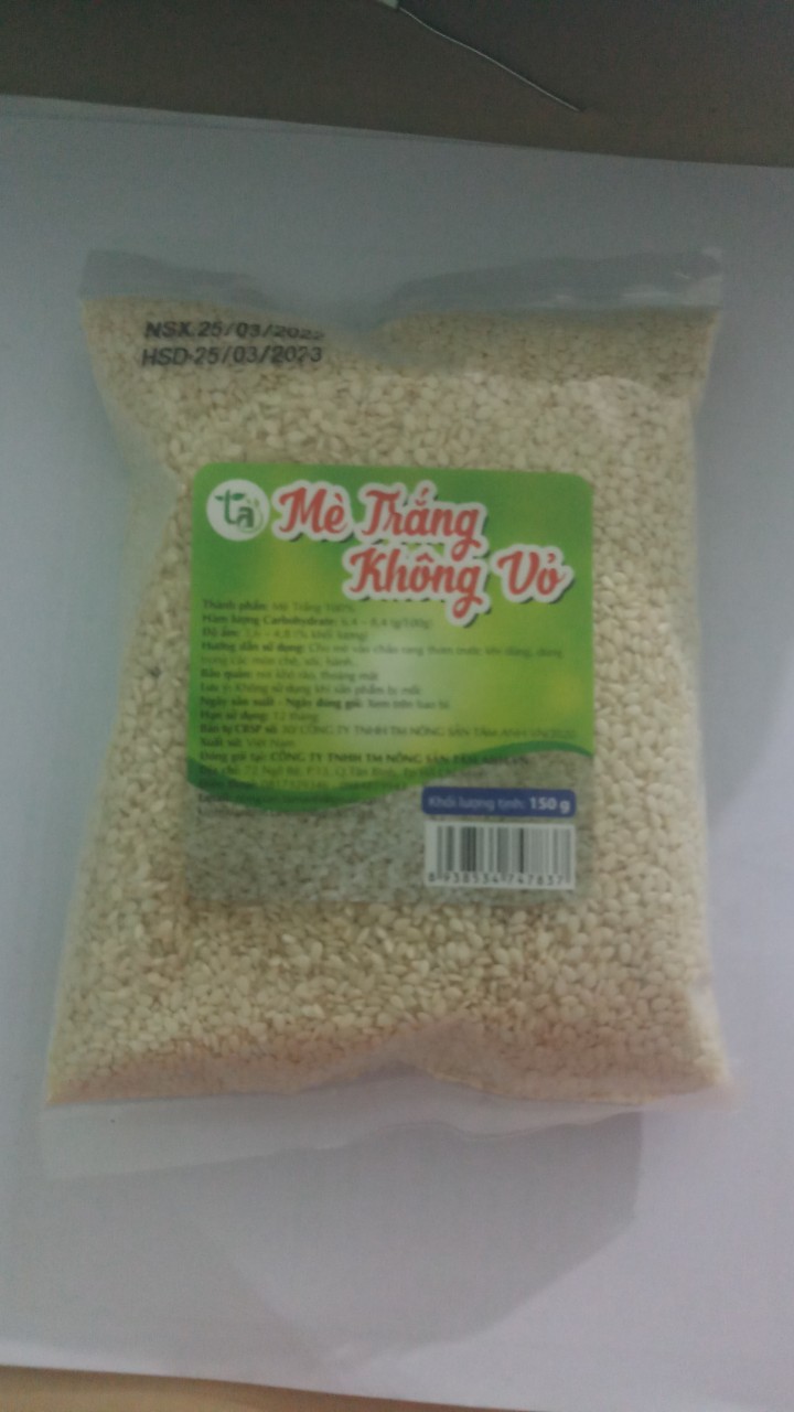 Hạt mè trắng ( Hạt vừng trắng) 150g