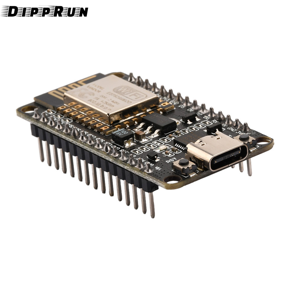 DIPPRUN ESP8266 NodeMCU CP2102 ESP-12E Development Board Open Source Serial Module Works Great for Arduino IDE