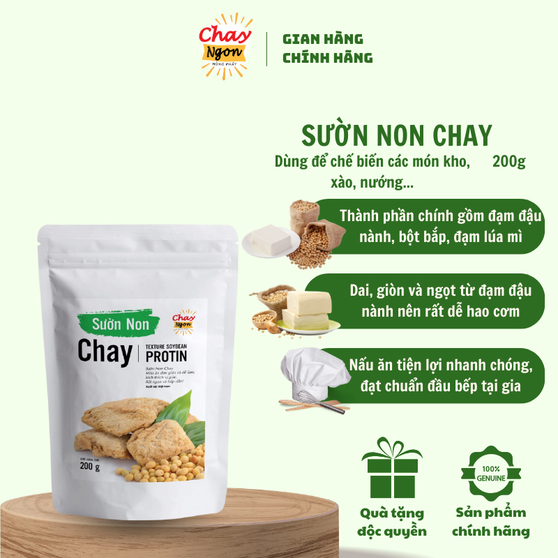 Sườn Non Chay 200g - Texture Soybean Protin