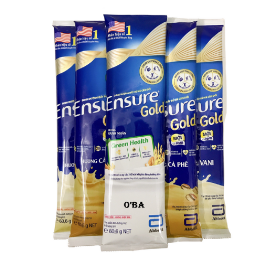Sữa gói Ensure gold hàng Sample 60.6g date 2023