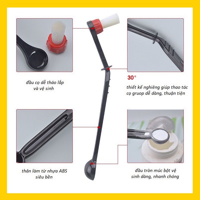 Cọ Vệ Sinh Họng Pha Máy Pha Cà Phê Chuyên Dụng