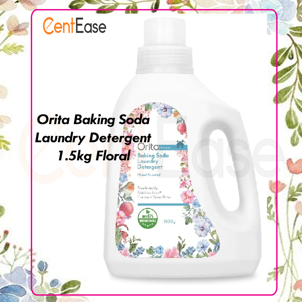 Orita Baking Soda Laundry Detergent 1.5kg (Exp: Jul 2025) - Floral | Lazada