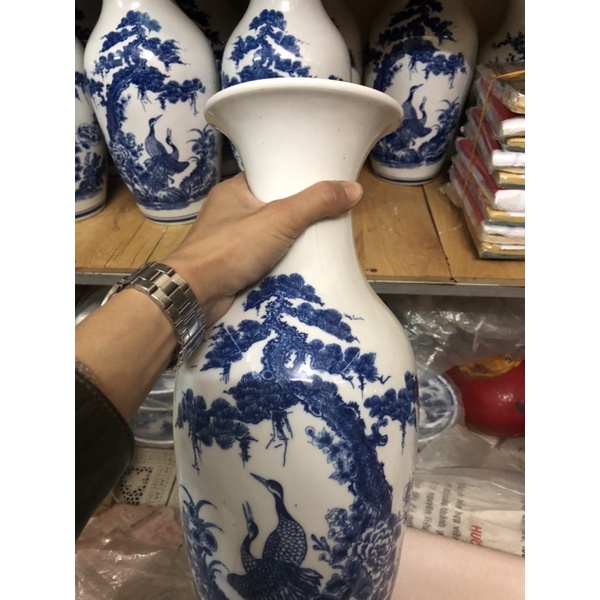 Lọ Lục Bình Cao 40cm Cắm Hoa,Đào (Lọ Hoa Thờ Giá 1 Lọ)