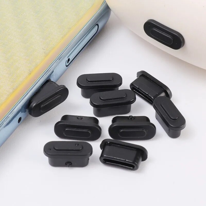 【ZOSR】Type C Plastic Dust Plugs  Phone Charging Port Stopper CapUSB-C Dustproof Cover for Iphone 15 Pro Max Samsung Xiaomi. 