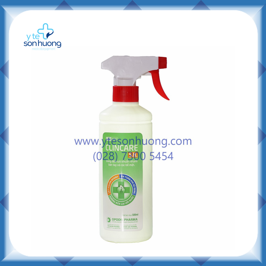 Dung dịch sát trùng bề mặt Clincare S.H (500ml)