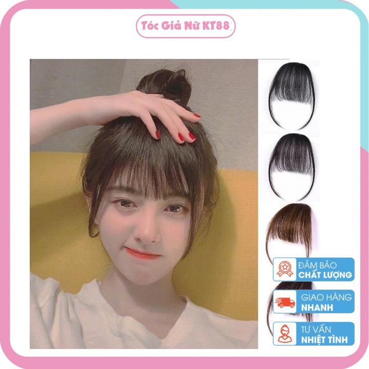 Tóc giả mái thưa có mai cực xinh