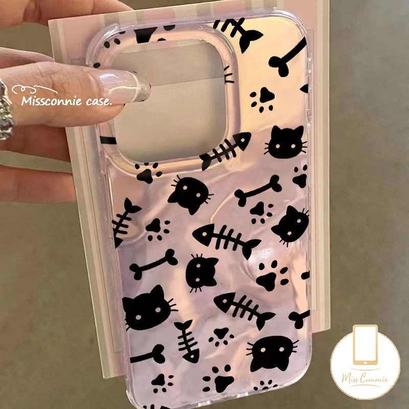 Luxury%20Ripple%20Luster%20Creative%20Pearly%20Bracelet%20Case%20Compatible%20For%20IPhone%2015%2011%2013%2014%2012%20Pro%20Max%207Plus%207%2015%208%2014%20Plus%20X%20XR%20XS%20Max%20SE%202022%20Cartoon%20Cute%20Cat%20Fish%20Bone%20Soft%20Cover%20-%20Image%203