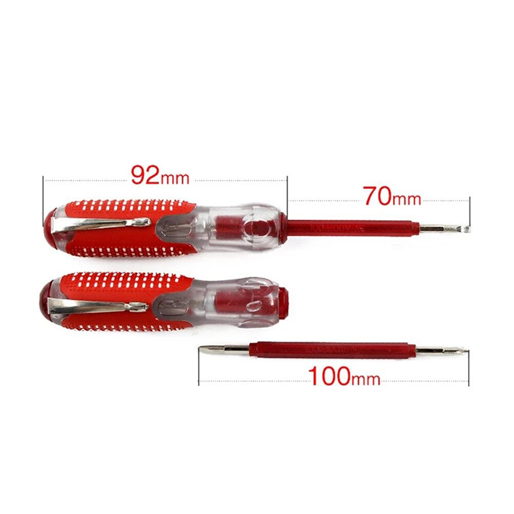 Bút Thử Điện 70-250V Bút Thử Điện Đáp Ứng Điện Áp Cảm Ứng Chống Nước Dụng Cụ Tuốc Nơ Vít Có Đầu Dò Bút Thử Đèn Báo