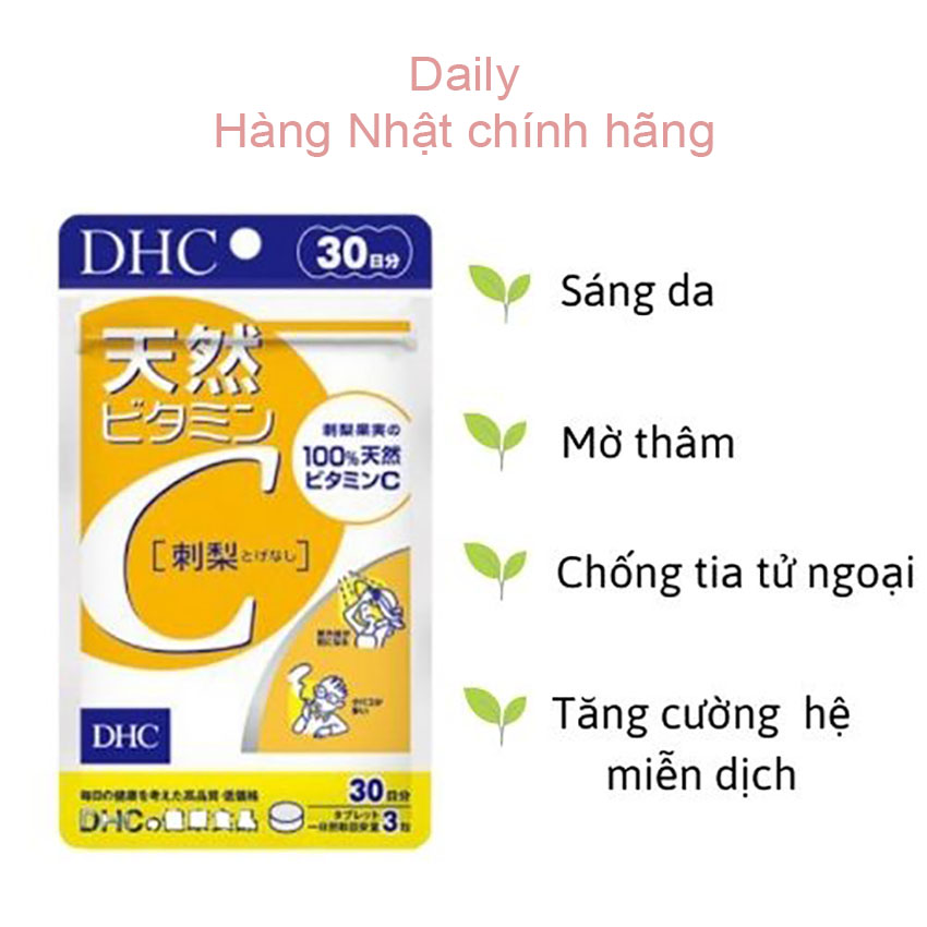 [Freeship] Vitamin C DHC dạng viên uống 1000mg