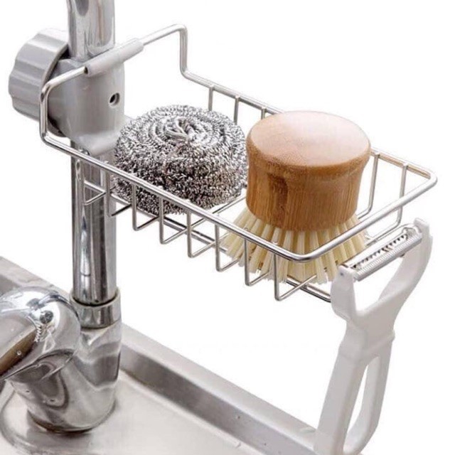 Giá Inox Treo Vòi Bồn Rửa Bát