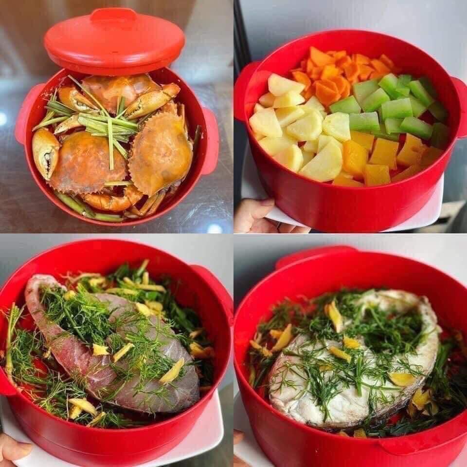 Xửng hấp 2 Tầng Steam It- tupperware