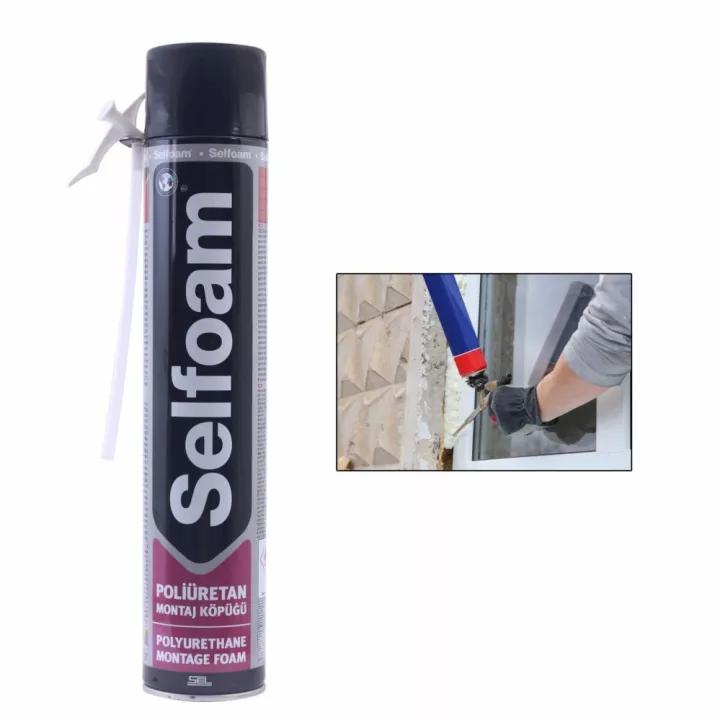 Keo bọt Nở Selfoam loại Foam PU dạng chai xịt tím 750ml