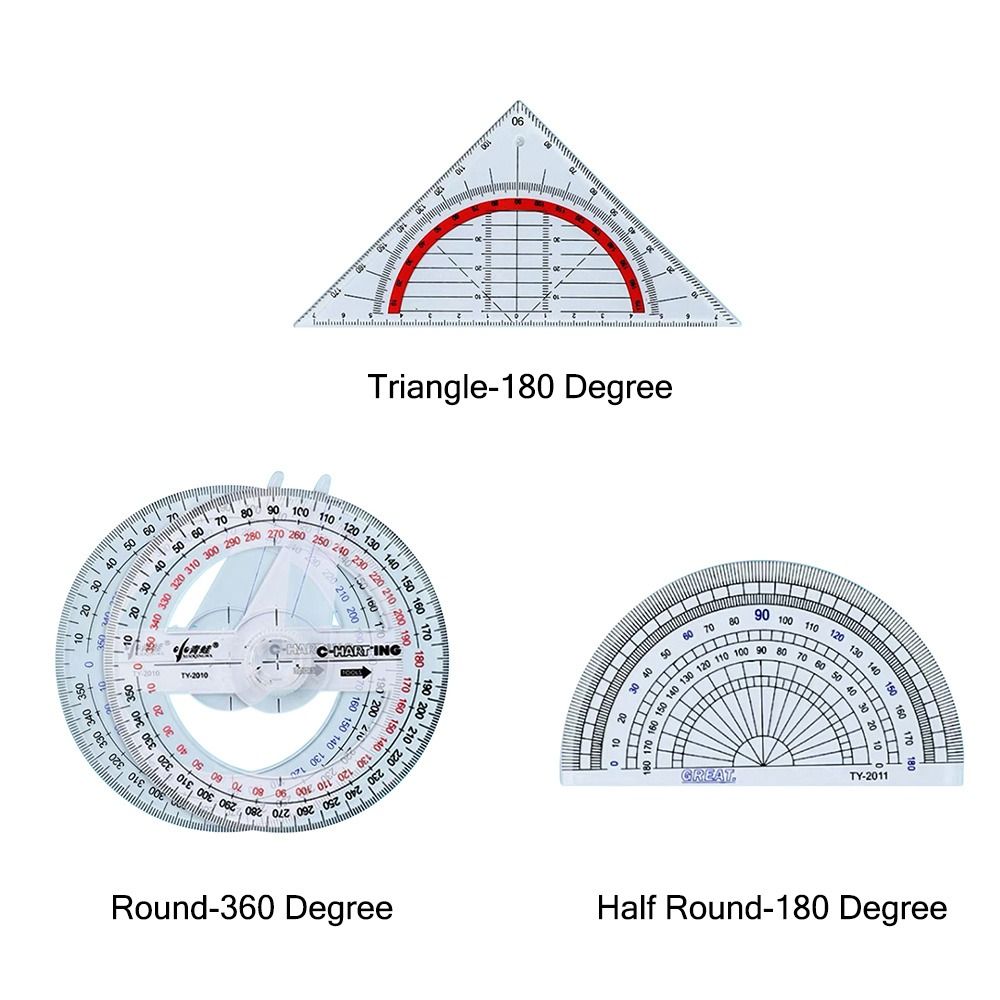 %E3%80%90Quality%E3%80%91%20180/360%20Protractor%20Durable%20Triangle/Half%20Round%20Transparent%20Drawing%20Angle%20Ruler%20Geometry%20Drawing%20Design%20-%20Image%205