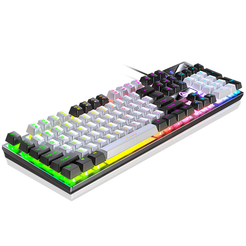 KAIMEIDI Silver Eagle K500 Game Wired Keyboard Color Matching Luminous Mechanical Feel Desktop Computer Accessories