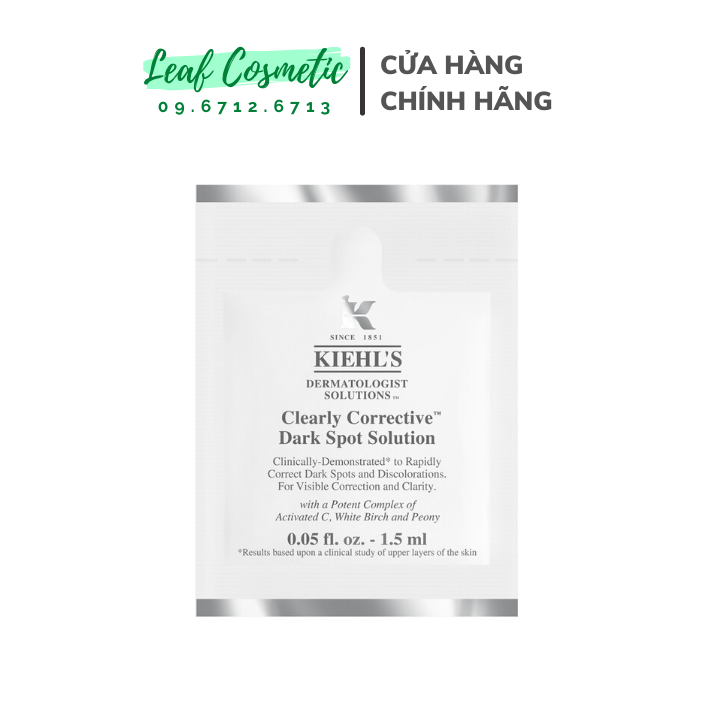 Tinh chất trắng da giảm thâm nám KIEHL'S Clearly Corrective Dark Spot Solution | Serum Kiehls