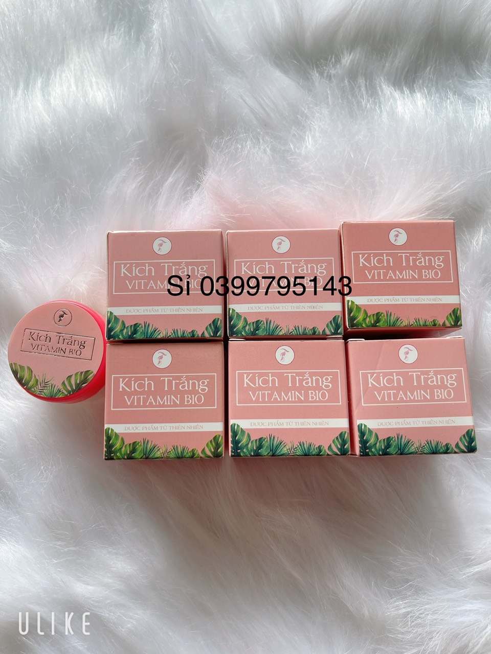 Combo 6 hộp kem kích trắng vitamin B10 trăng nhanh cấp tốc ms 61