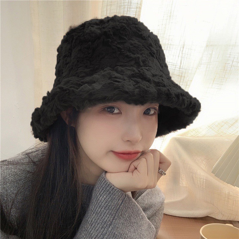 [SẴN] Mũ nón bucket lông mịn phong cách Ulzzang (M23)