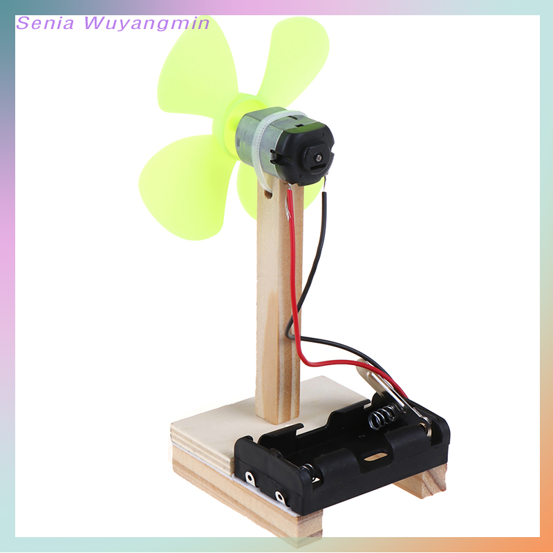 Senia DIY Electric Fan Experiment Model Physics Science Elementary Education Toys
