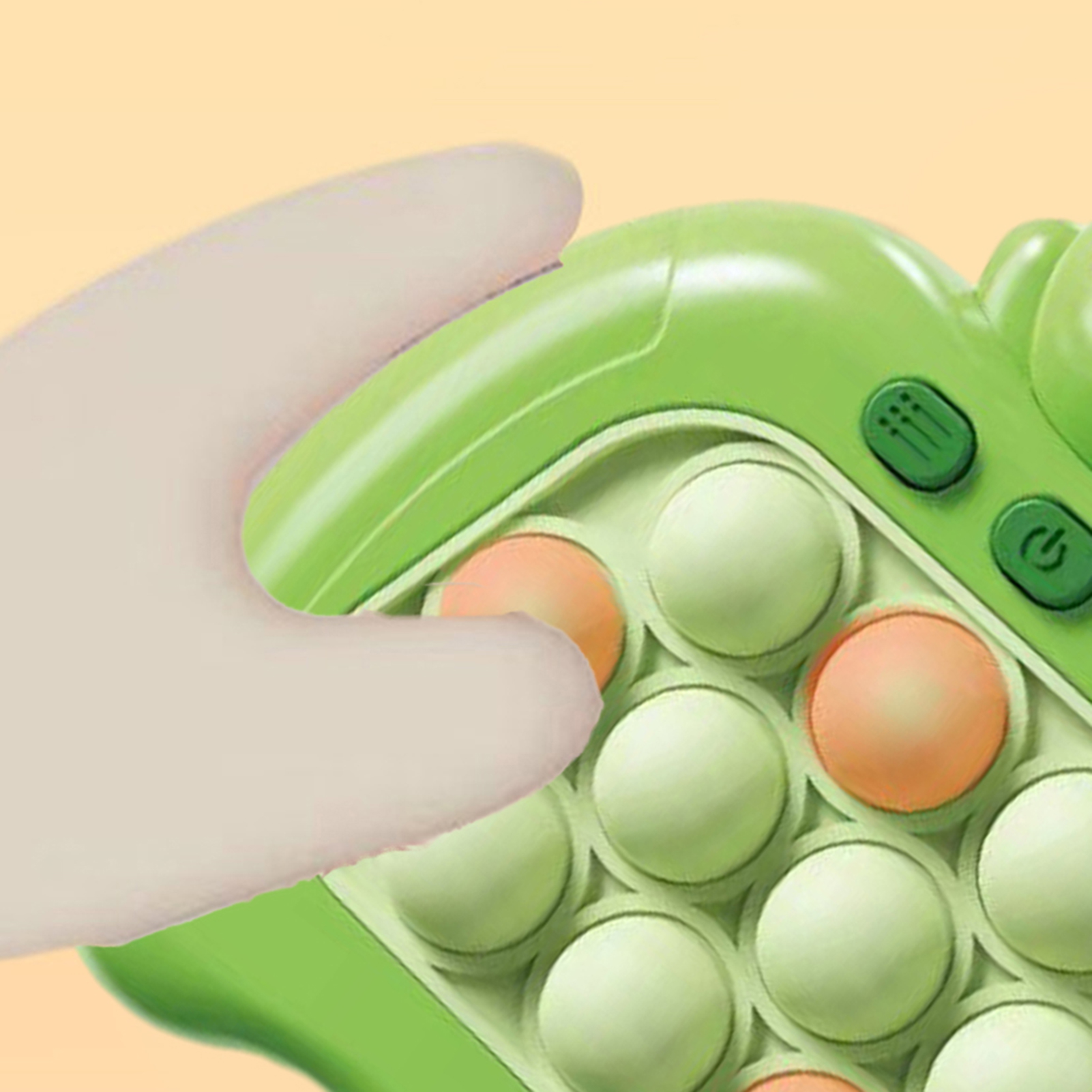 Dece Flor Handheld Game Console for Kids Reaction Ability Training Game Interactive Handheld Whack-a-mole Game Console for Kids Fun Reaction Training Toy Stress Relief Birthday Gift