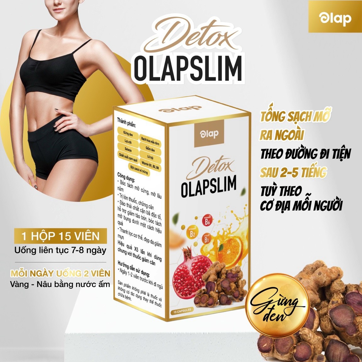Viên Xổ Mỡ Vành Ruột Linh Chi Đỏ