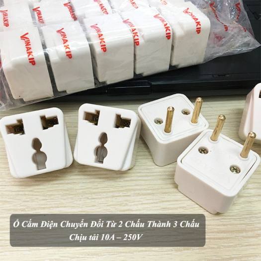 Phích cắm nối 3 chấu VINAKIP