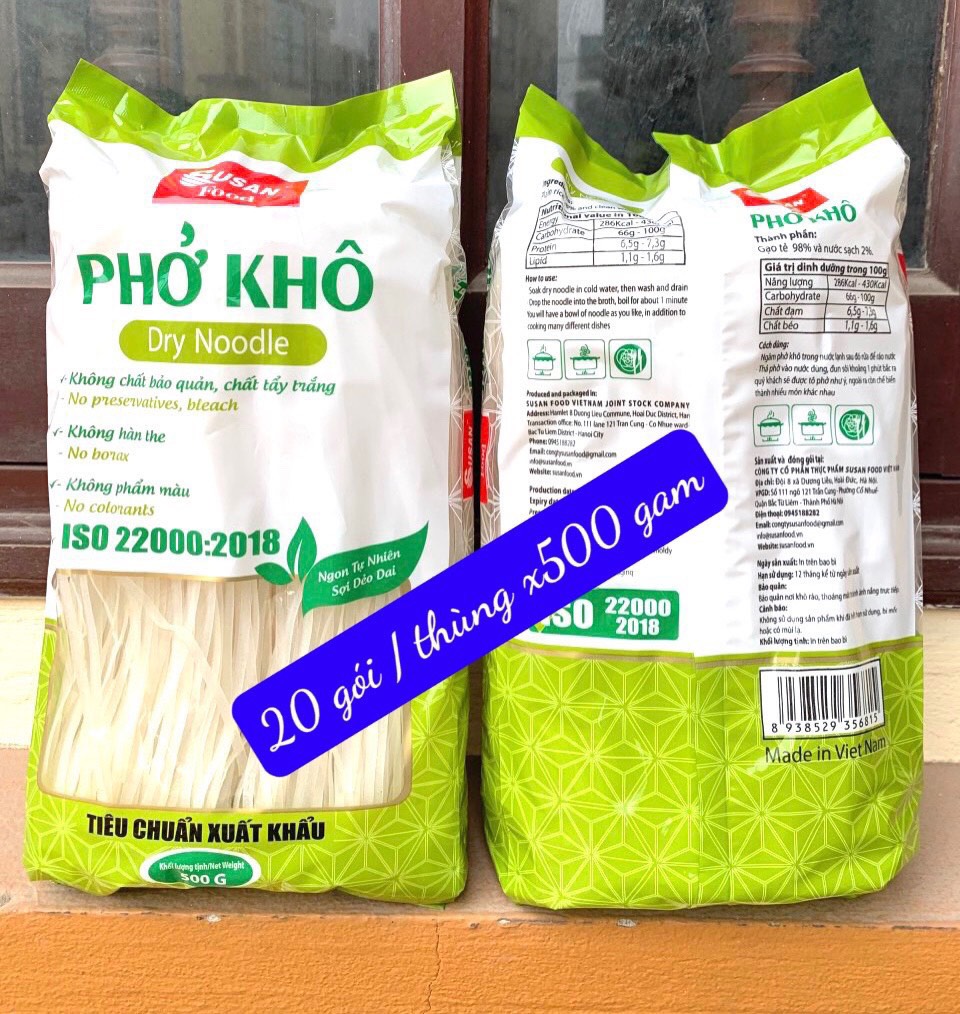 Phở khô Susan gói 500g-đồ ăn vặt